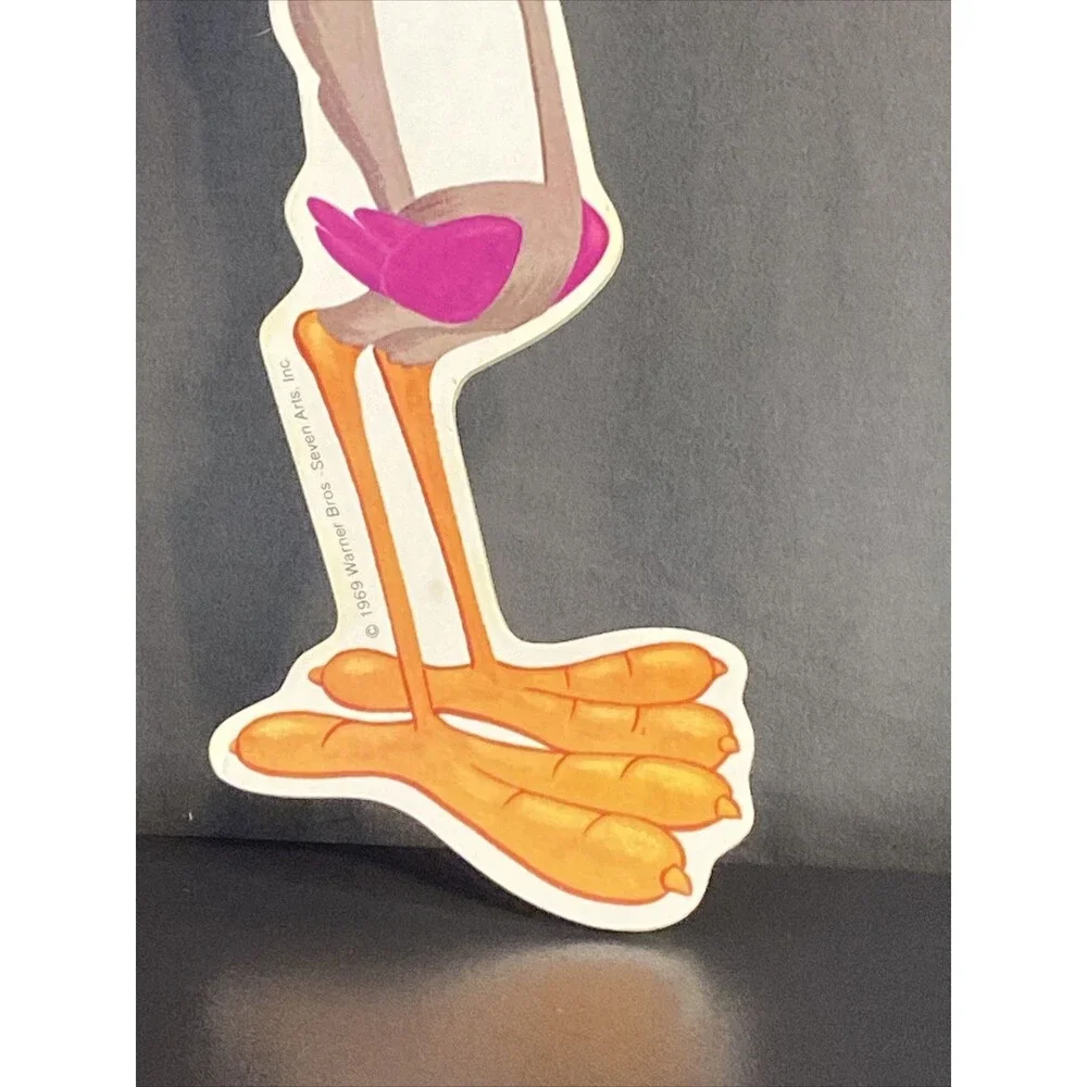 Road Runner Game Piece Replacement Part 1969 Warner Bros cardboard cutout